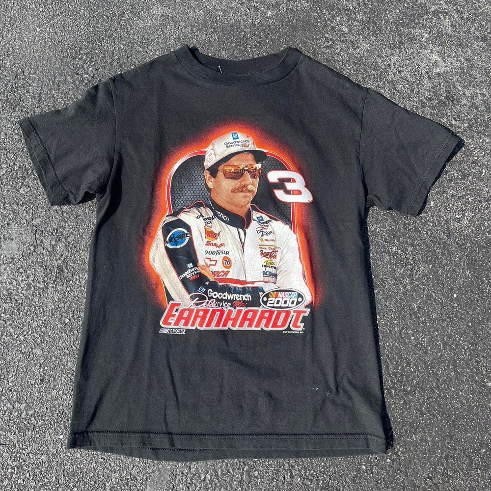 Y2K Dale Earnhardt Nascar "rap tee" size L